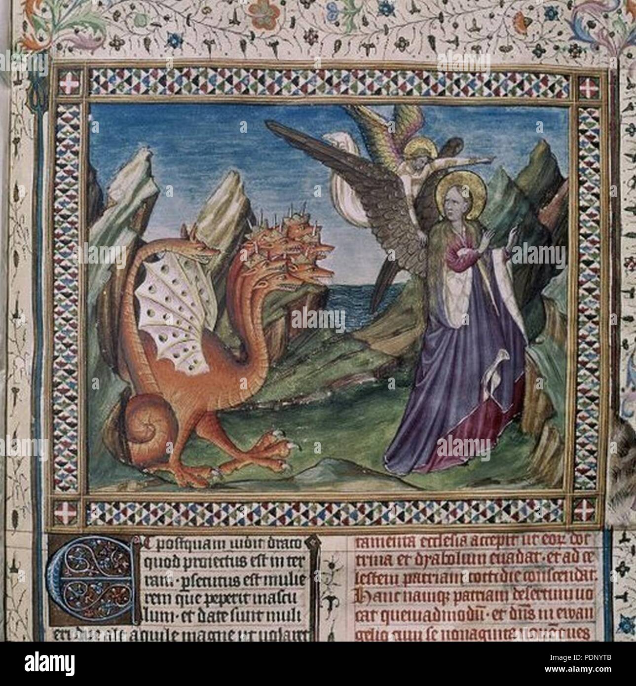 Apocalypse figurée des ducs de Savoie - Escorial E Vit.5 - Dragon