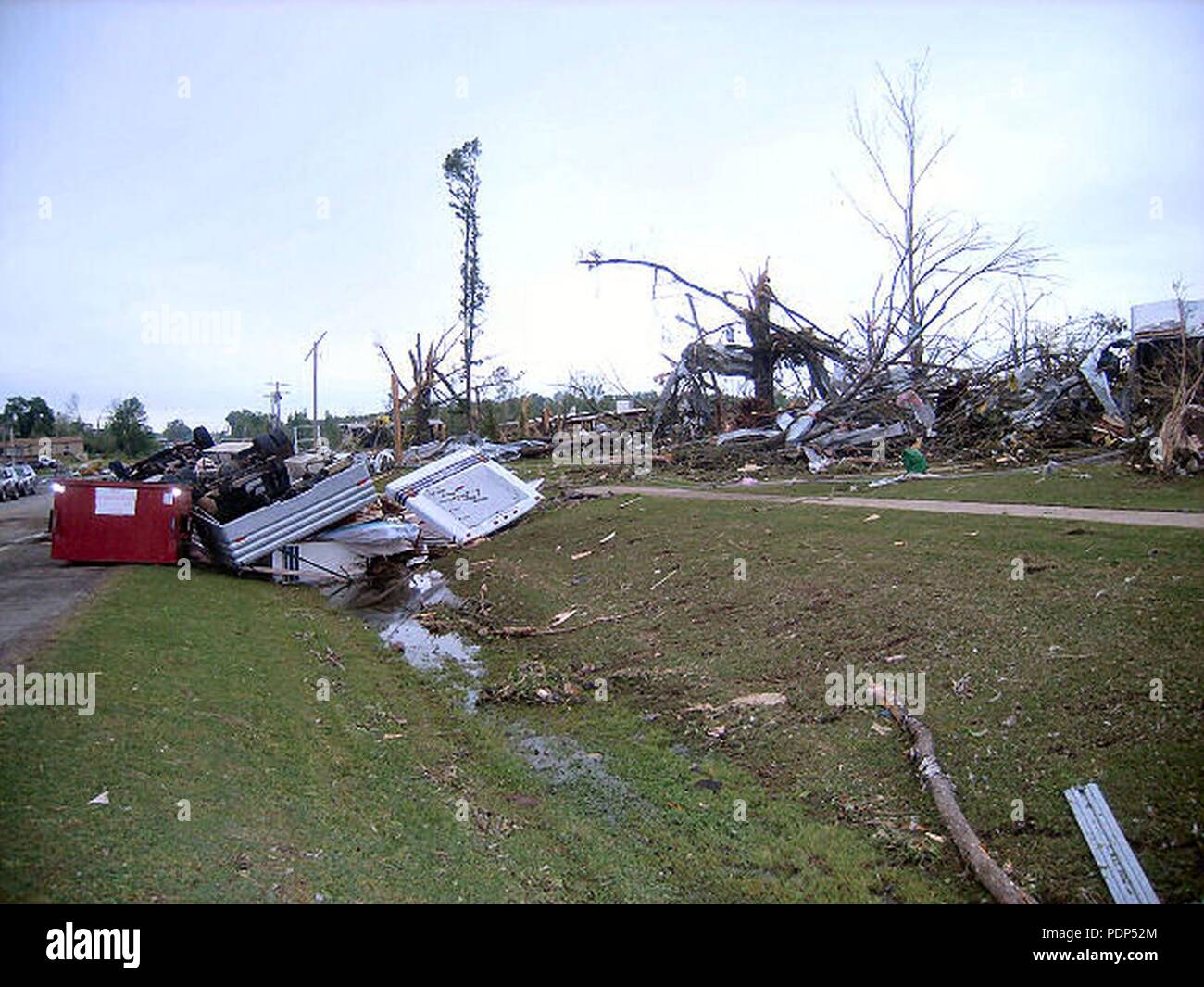 April 27 2014 Mayflower Arkansas tornado damage Stock Photo Alamy