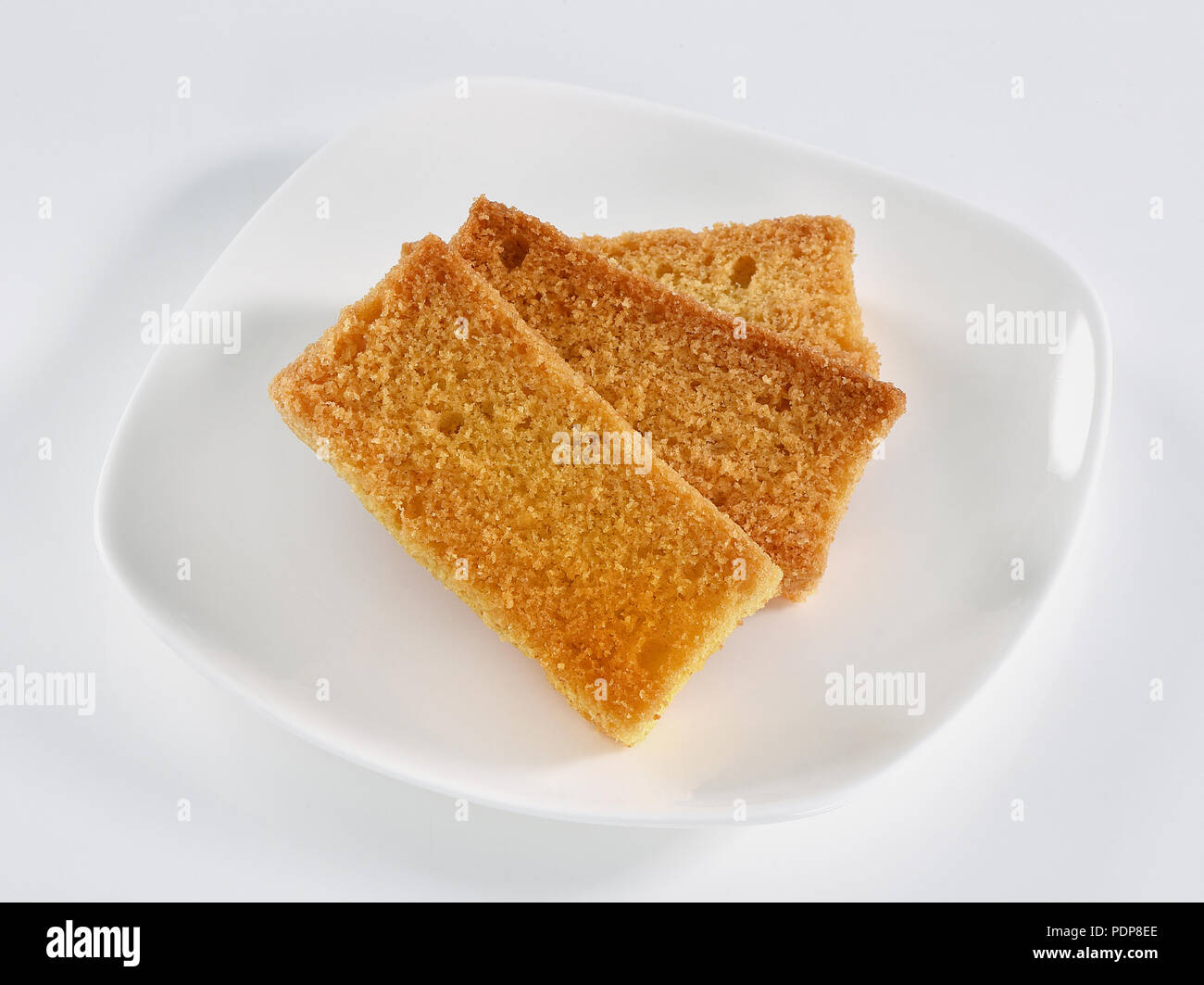 Cake Rusk, crunch bread sticks Stock Photo