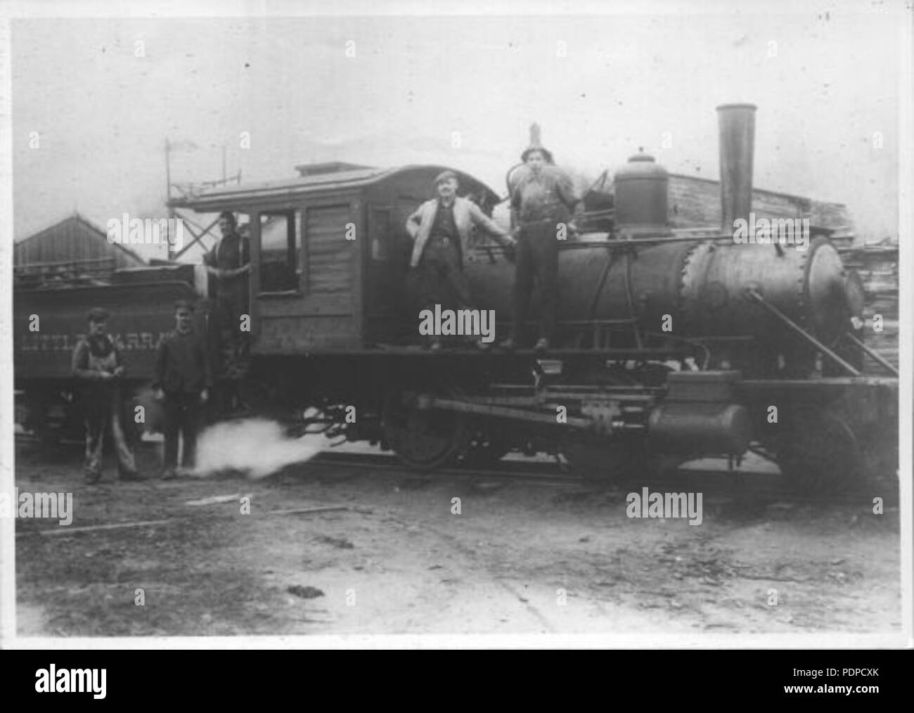 1 'Little Yarra' Baldwin 2-4-0 locomotive of Powelltown Tramway Stock Photo