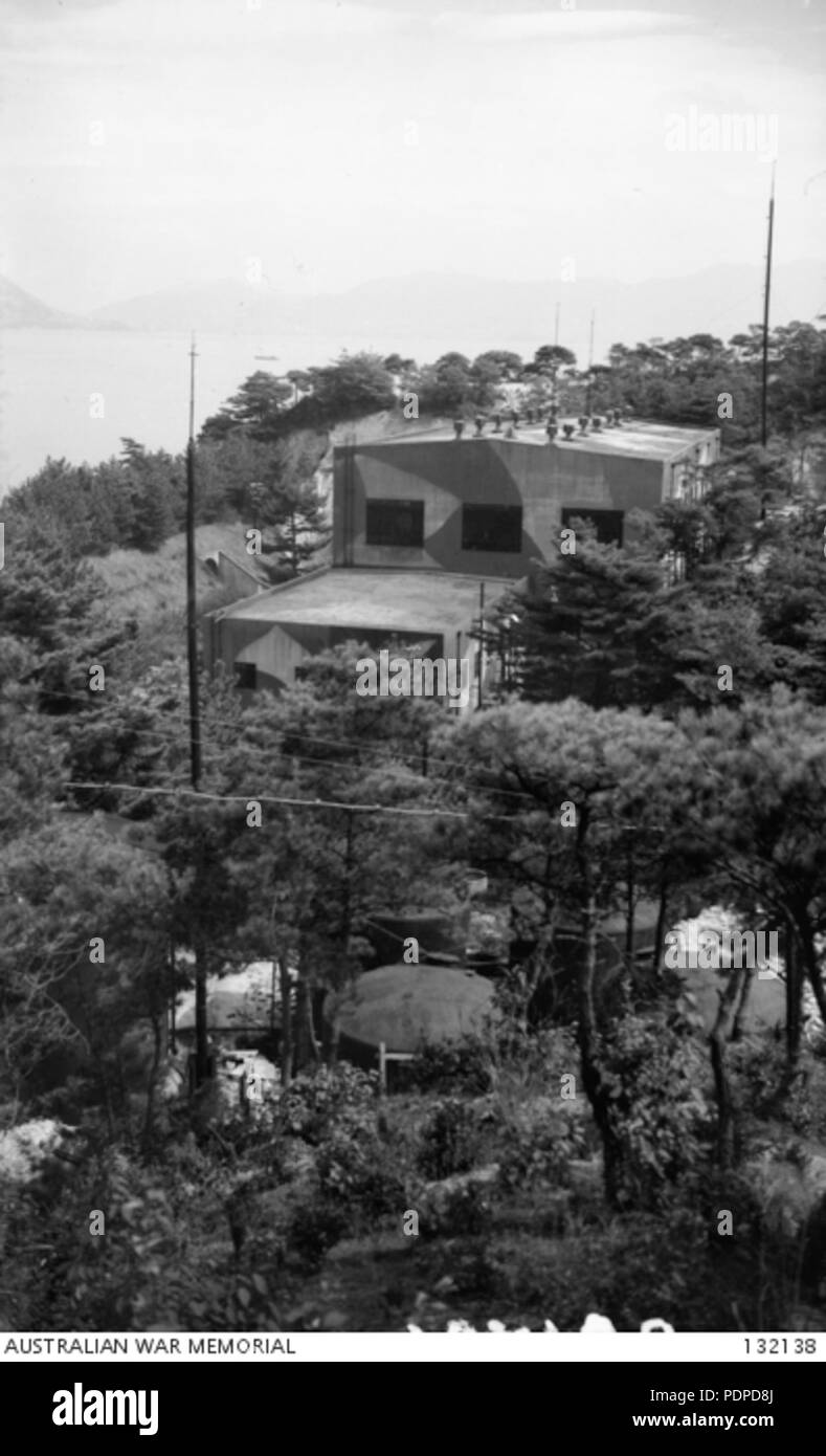 2 132138 THE FORMER TADANOUMI BRANCH, TOKYO 2ND ARMY ARSENAL, WHERE POISON GAS WAS MANUFACTURED, SHOWING THE POWER HOUSE, HOUSING A COMBINATION OF DIESEL AND HYDRO-ELECTRIC Stock Photo
