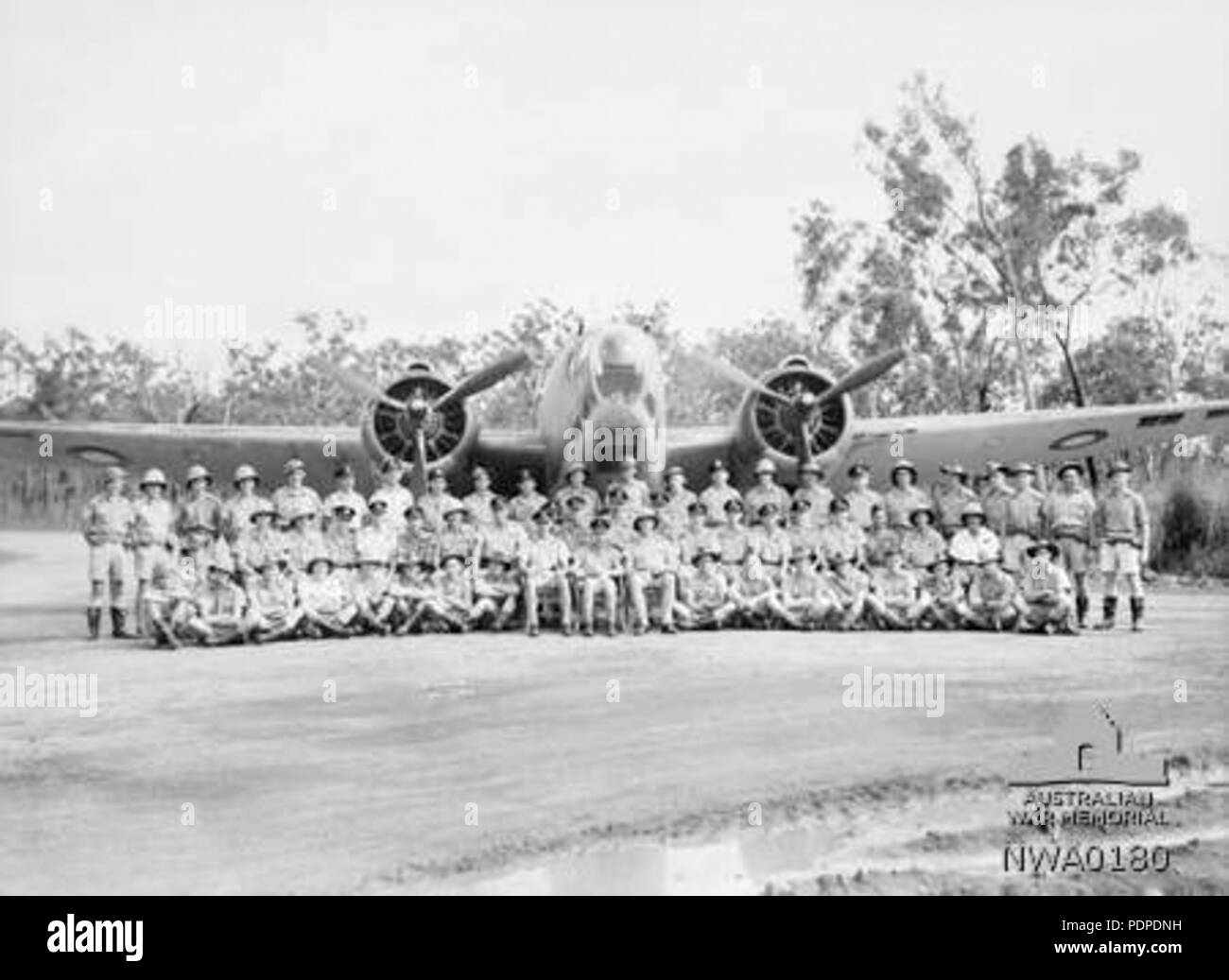 4 2 Squadron RAAF aircrew Hughes NT Mar 1943 AWM NWA0180 Stock Photo