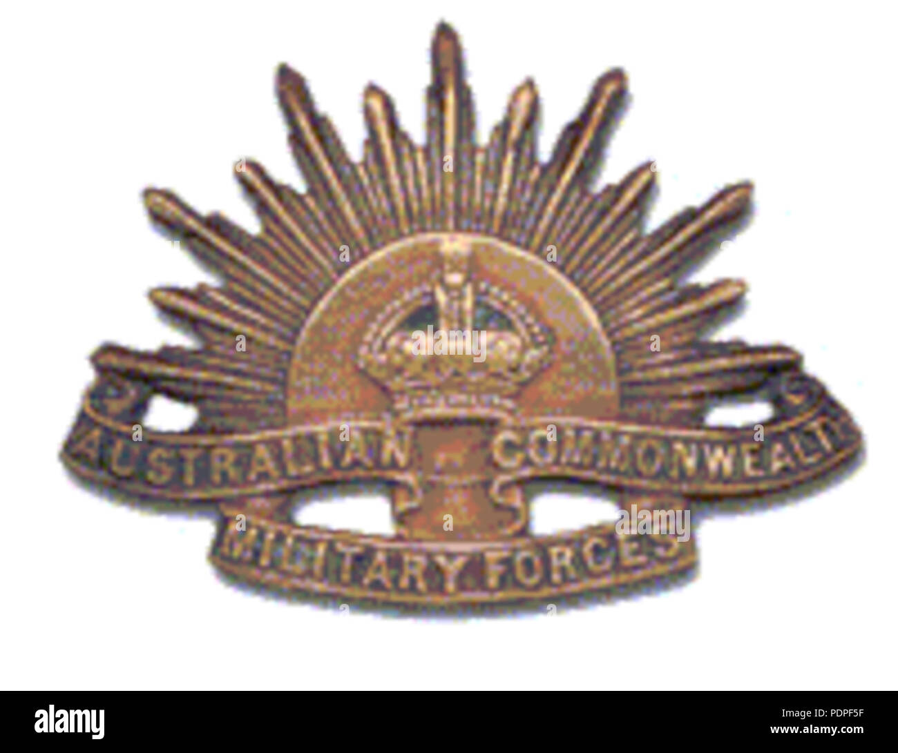 vintage photo Australian Military soldiers uniforms Rising Sun Badges ...