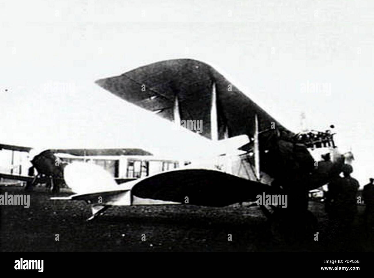 30 Captured German LVG C.VI aircraft 1919 Stock Photo