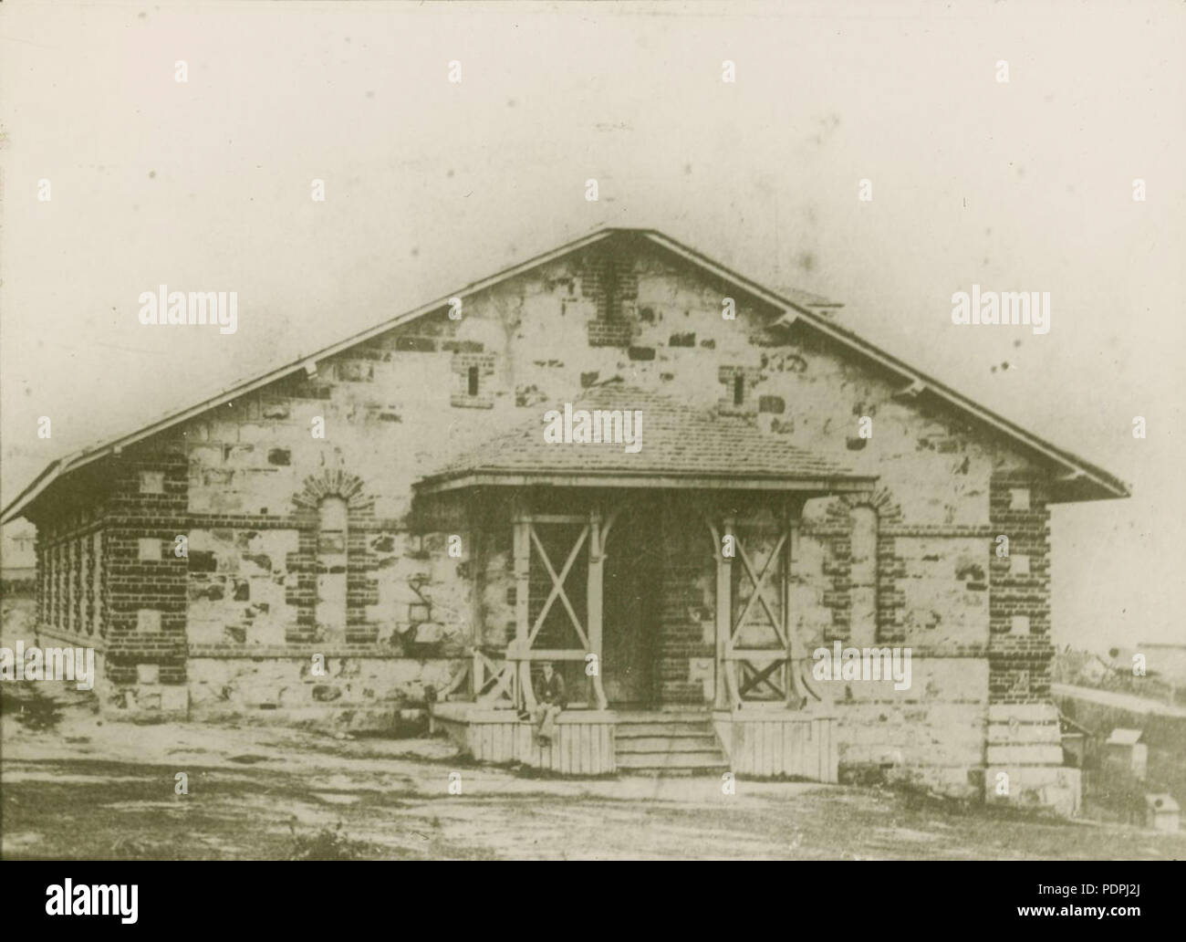 45 First All Saints' Church, 1862, by Henry Alcock Stock Photo