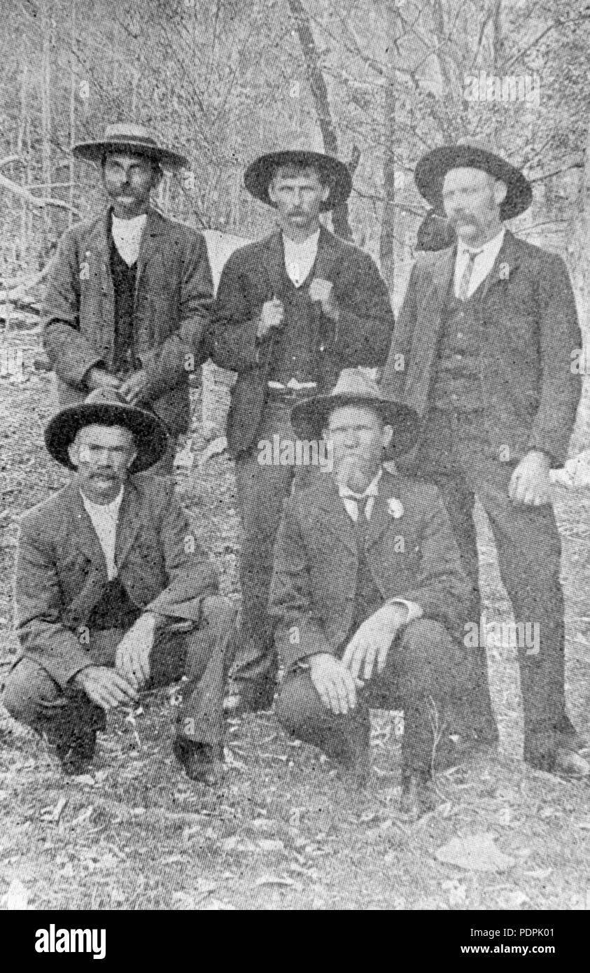 53 Group of Charlwood pioneers, circa 1896 Stock Photo Alamy