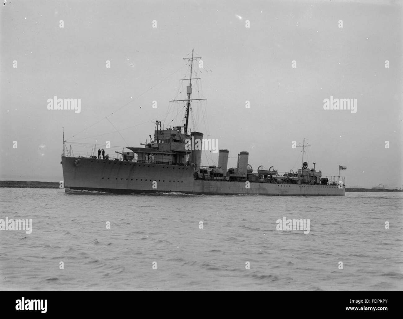 57 HMAS Anzac by Allan Green SLV H91.108 2710 Stock Photo - Alamy