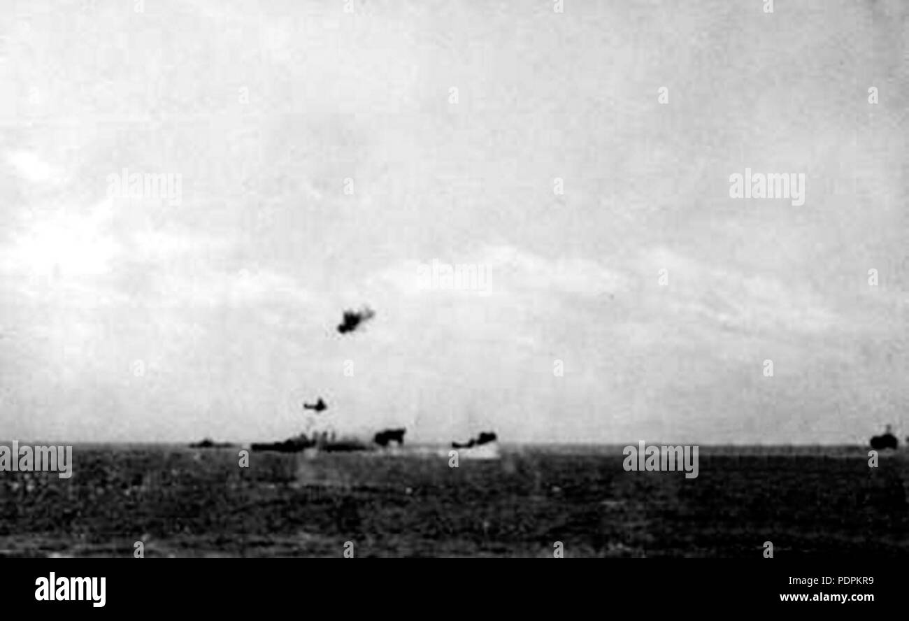 57 HMAS Australia (D84) and USS Perkins (DD377) during Battle of the