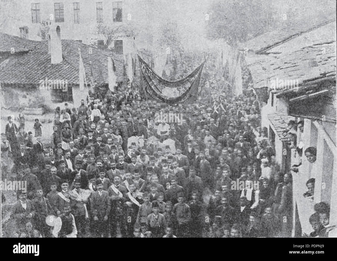 383 Young Turks revolution in Prilepe Stock Photo
