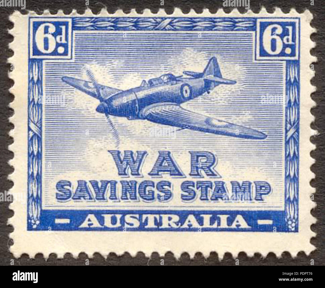 7 6d Australia War Savings Stamps Stock Photo Alamy