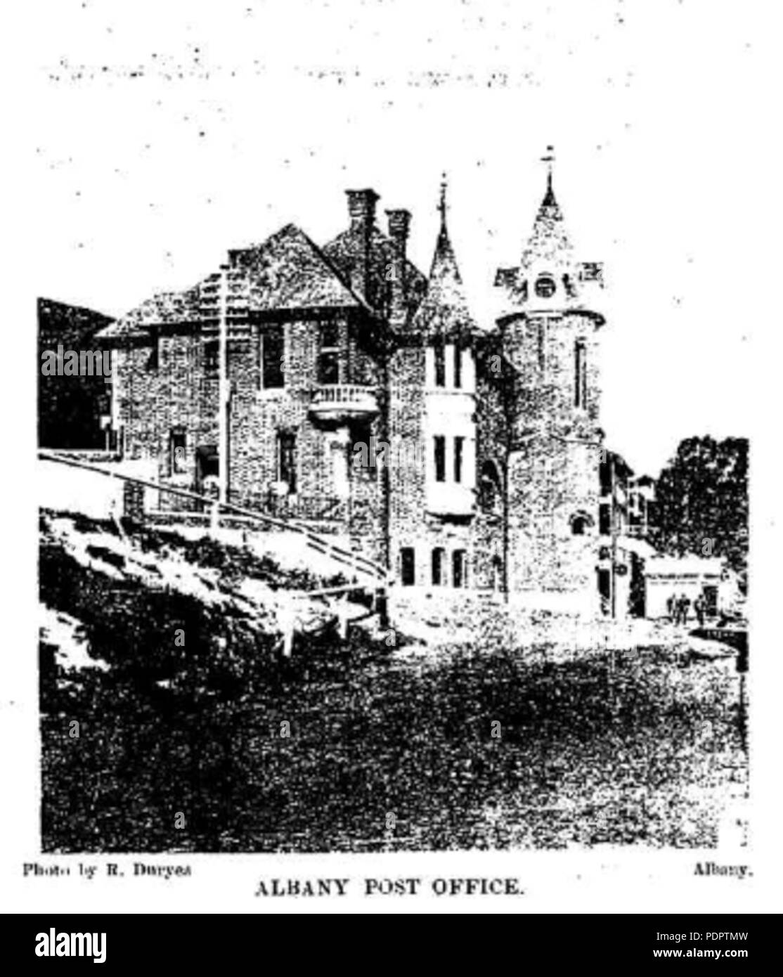 11 Albany Post Office 1897 Stock Photo Alamy