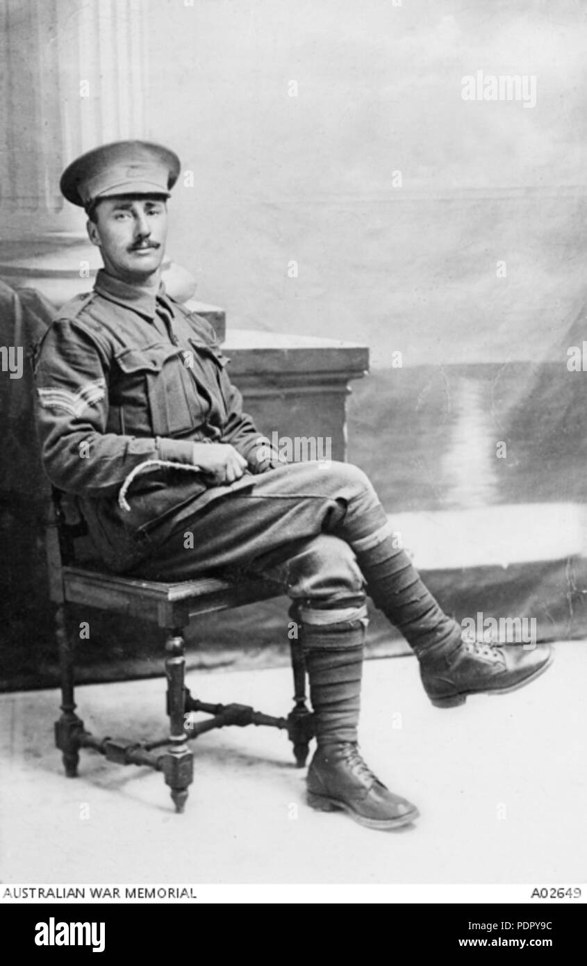 36 Thomas Cooke VC (AWM A02649) Stock Photo