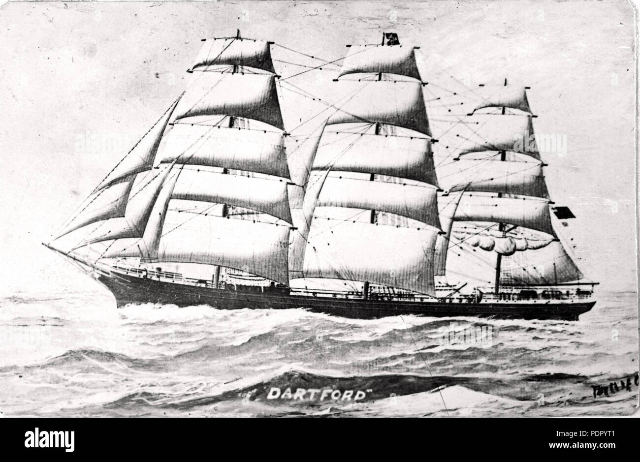38 Dartford (ship, 1877) - SLV H99.220-3663 Stock Photo