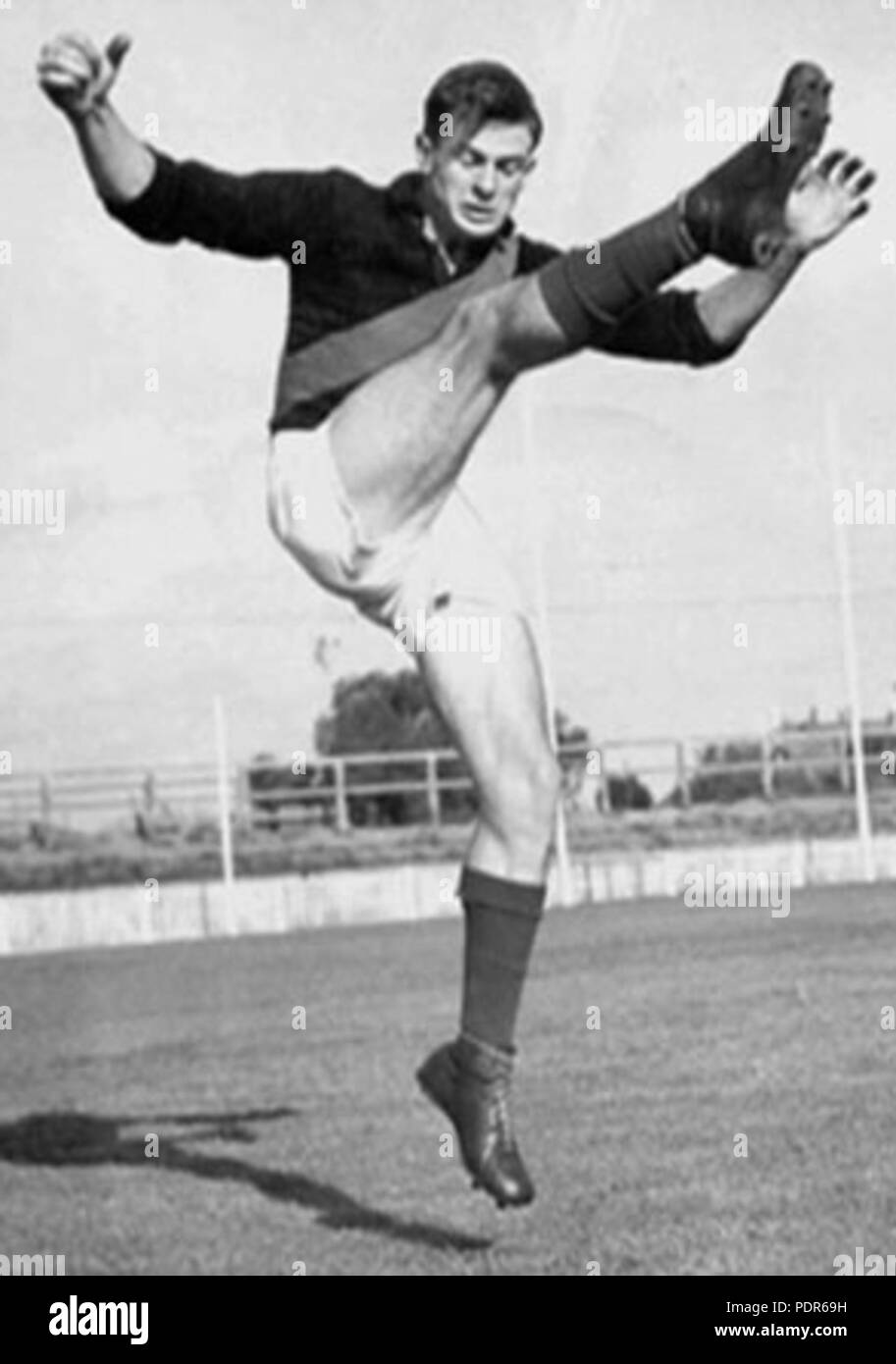 72 John Coleman kicking action Stock Photo Alamy