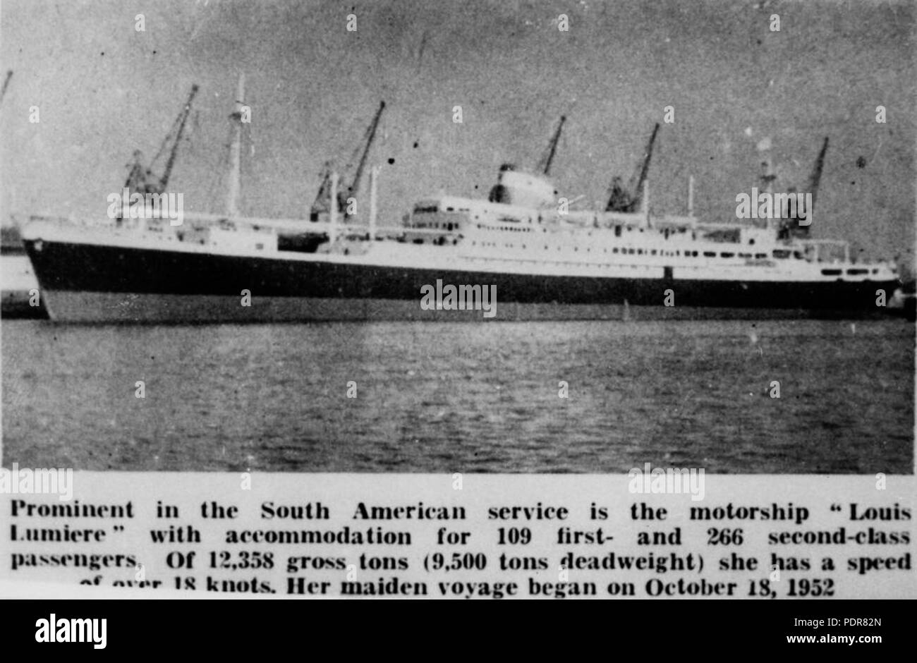81 StateLibQld 1 142103 Louis Lumiere (ship) Stock Photo