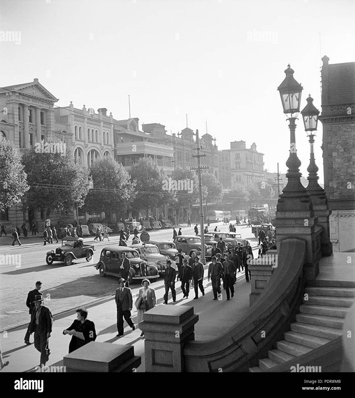 84 Max Dupain North Terrace Adelaide Stock Photo