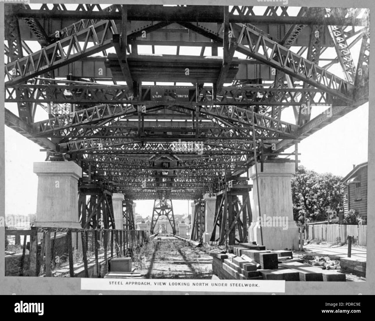 111 Queensland State Archives 3483 Steel approach view looking north