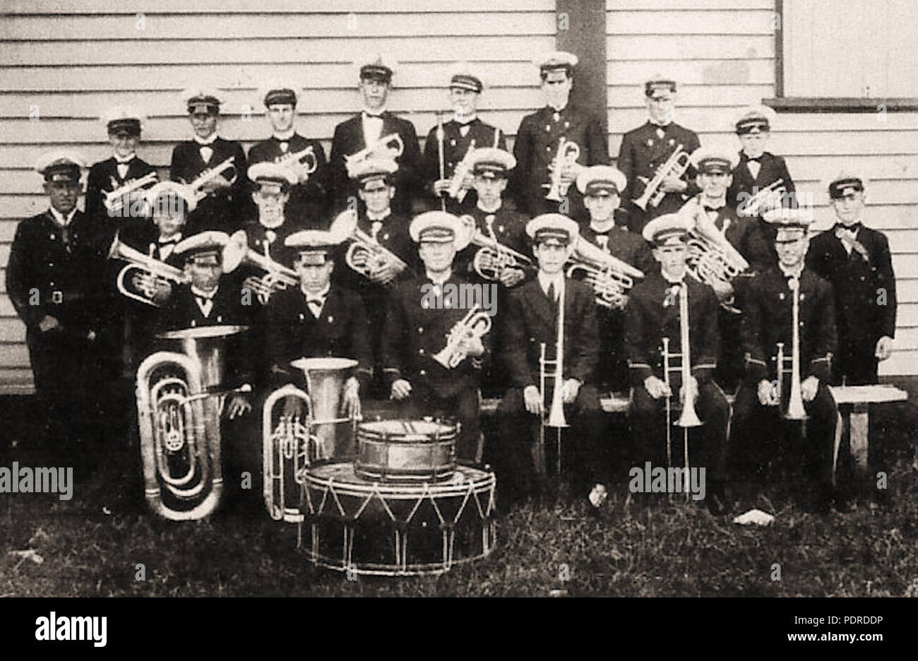 17 Australia Traralgon Band, 1935 Stock Photo