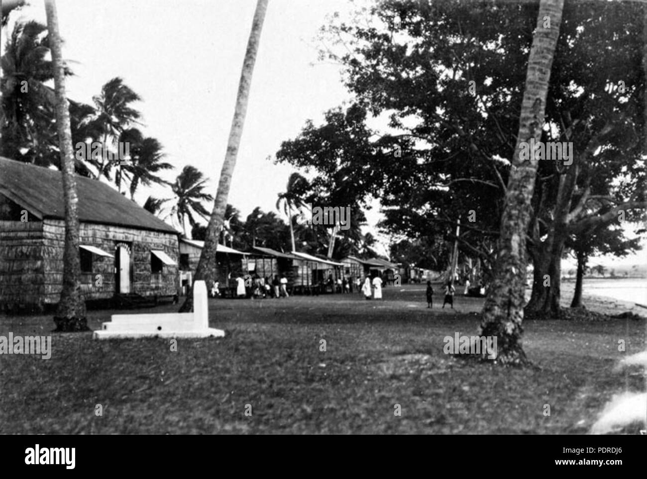 120 Queensland State Archives 5824 Village street Saibai Torres Strait Island June 1931 Stock Photo