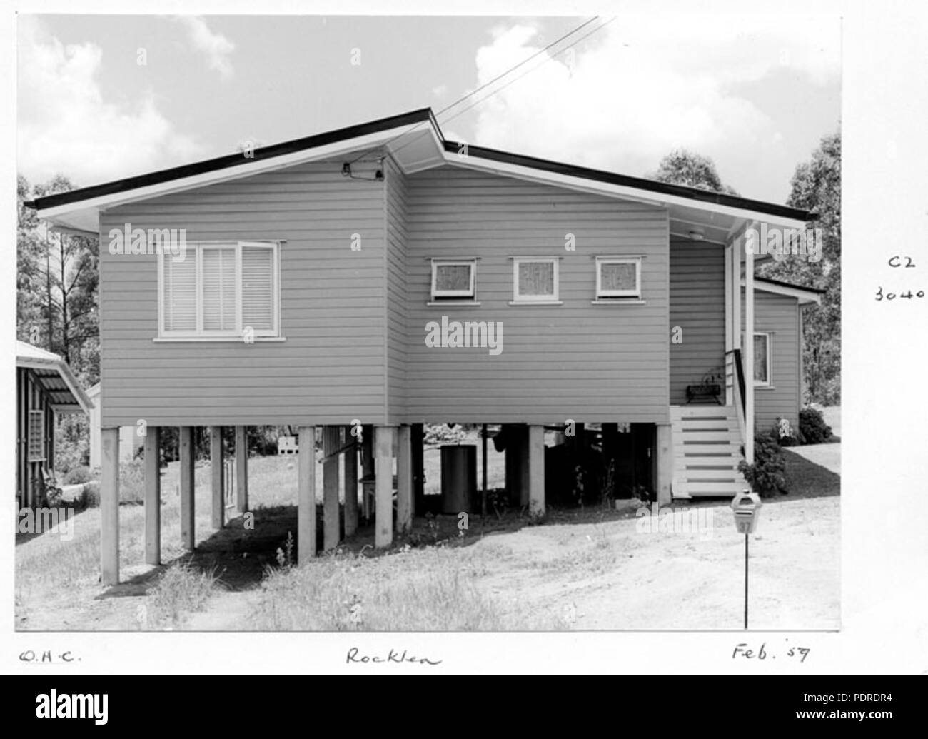 120 Queensland State Archives 6339 Queensland Housing Commission Rocklea February 1959 Stock Photo