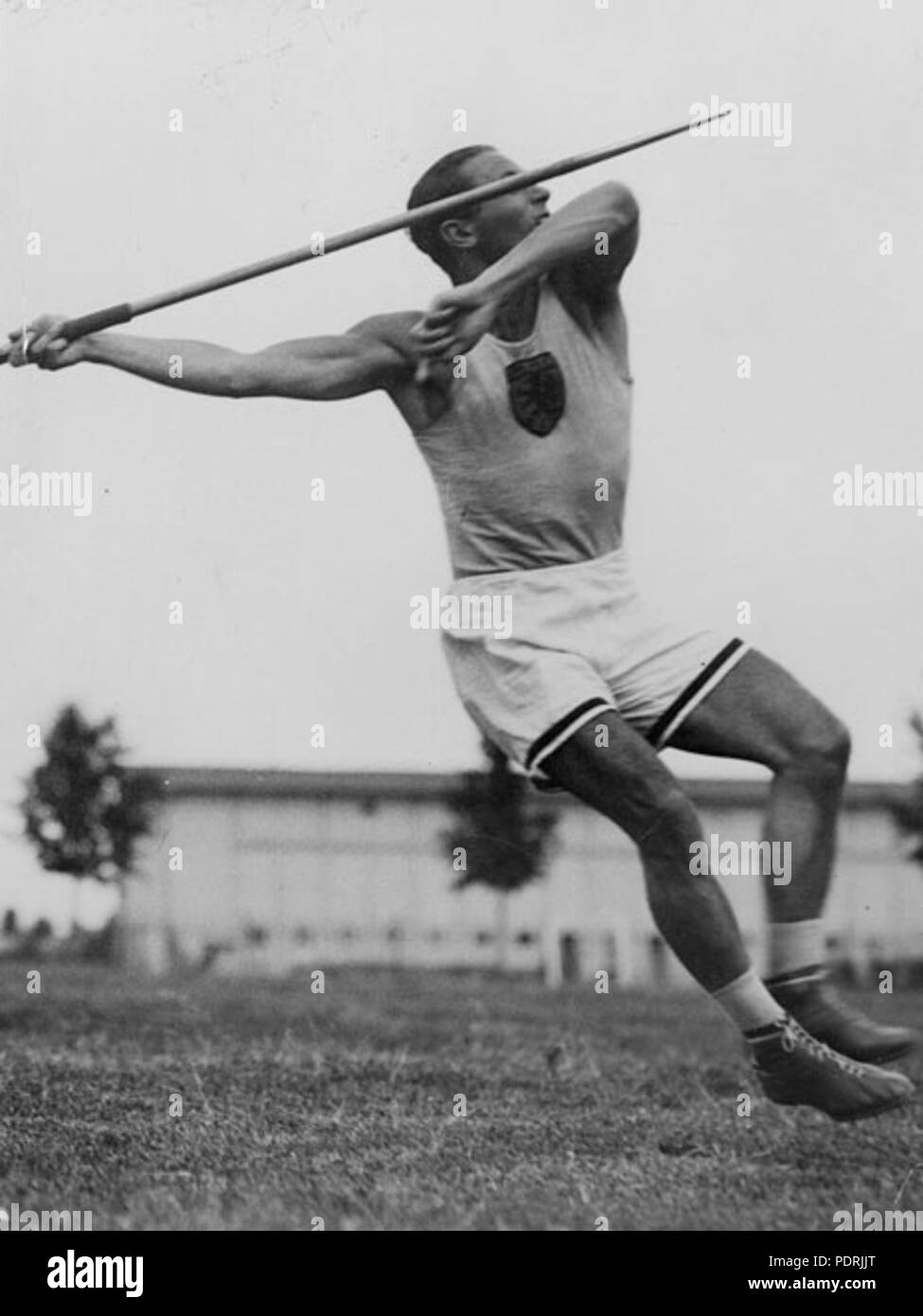 Javelin throw Black and White Stock Photos & Images Alamy