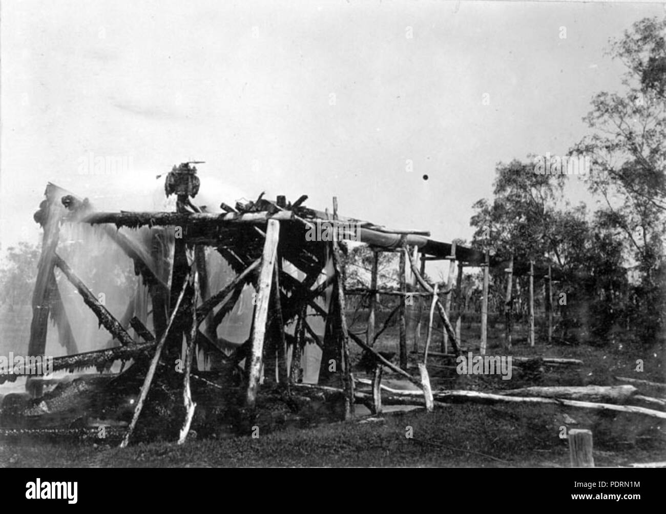 110 Queensland State Archives 3235 Murra Murra Bore c 1910 Stock Photo