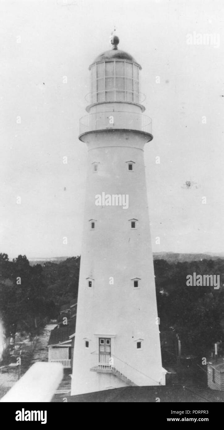 128 Sandy Cape Lighthouse on Fraser Island, Queensland Stock Photo