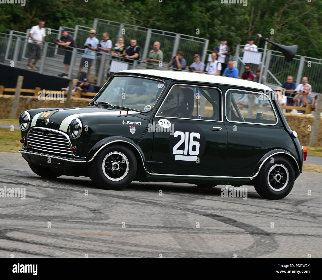 Charles Rainford, Morris Mini Cooper S, 60 Years of the British Saloon Car Championship, Festival of Speed - The Silver Jubilee, Goodwood Festival of  Stock Photo