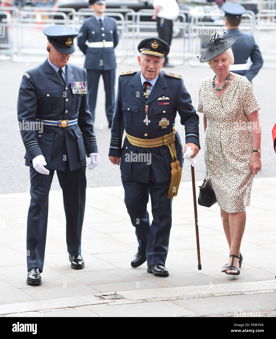 Photo Must Be Credited ©Alpha Press 079965 10/07/2018 Guests at Service to Mark the Centenary of the Royal Air Force at Westminster Abbey in London Stock Photo