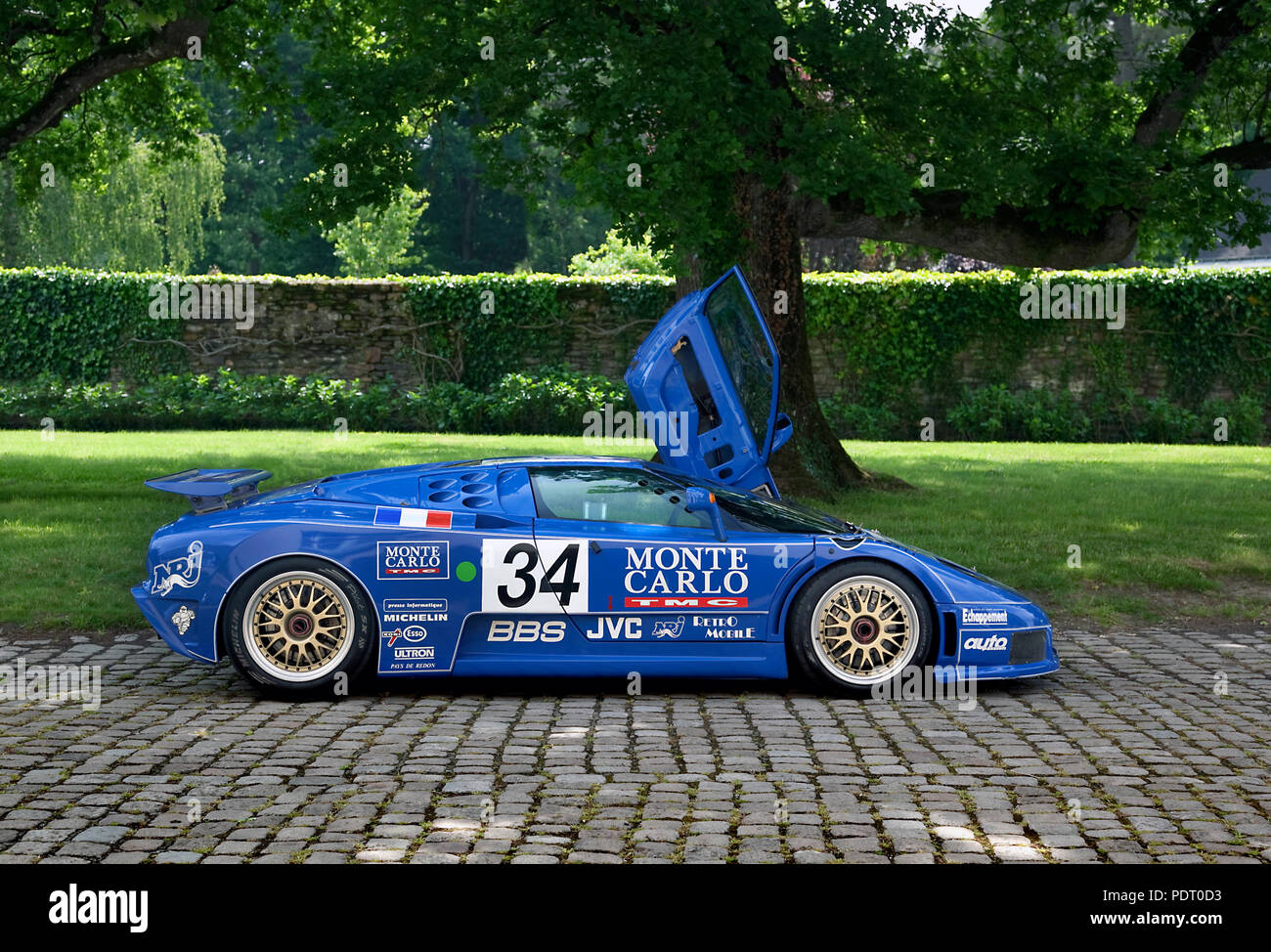 1994 Bugatti EB110 LM Le Mans race car Stock Photo