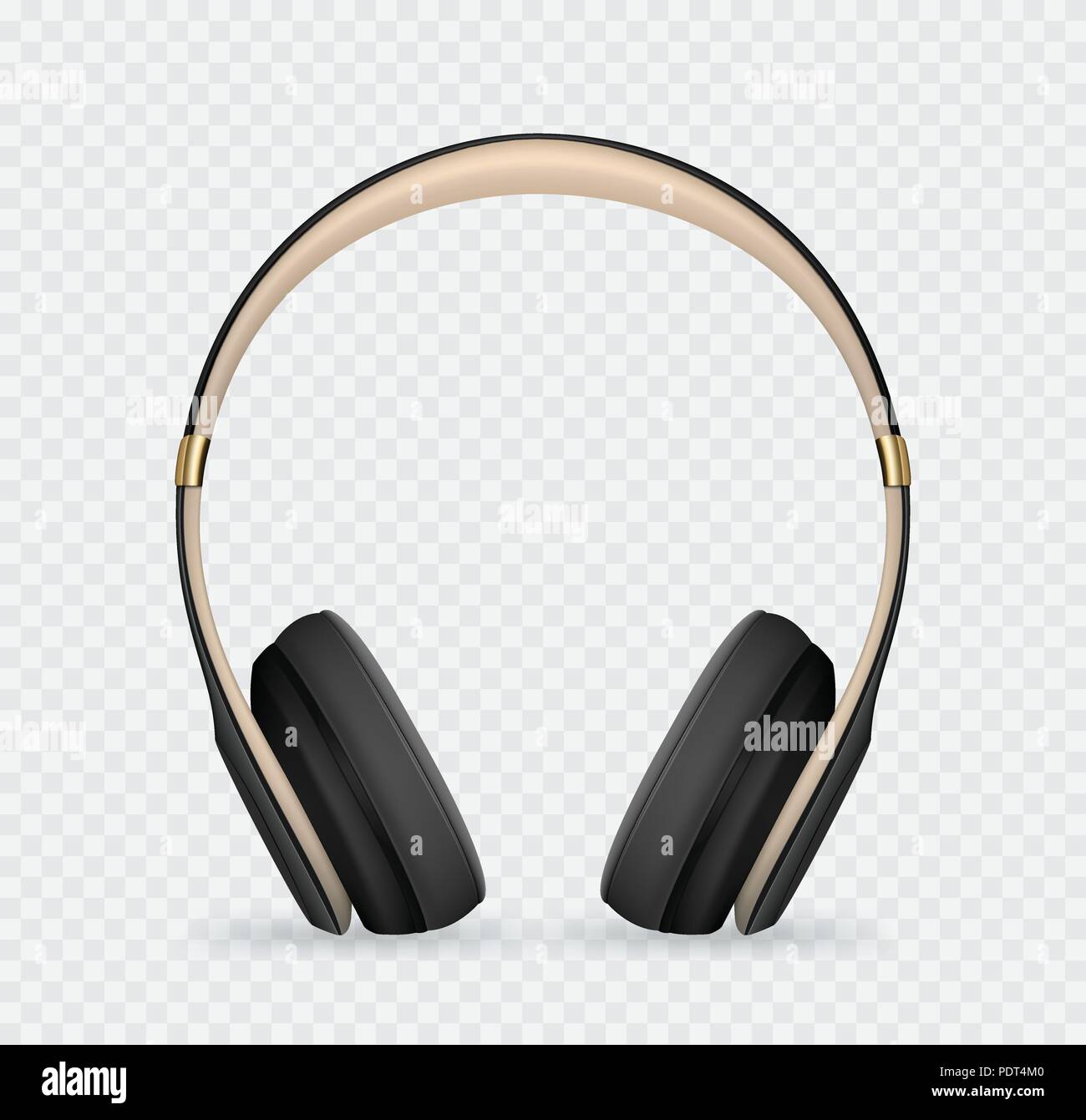 Vector realistic headphone for element advertising music festival Stock ...