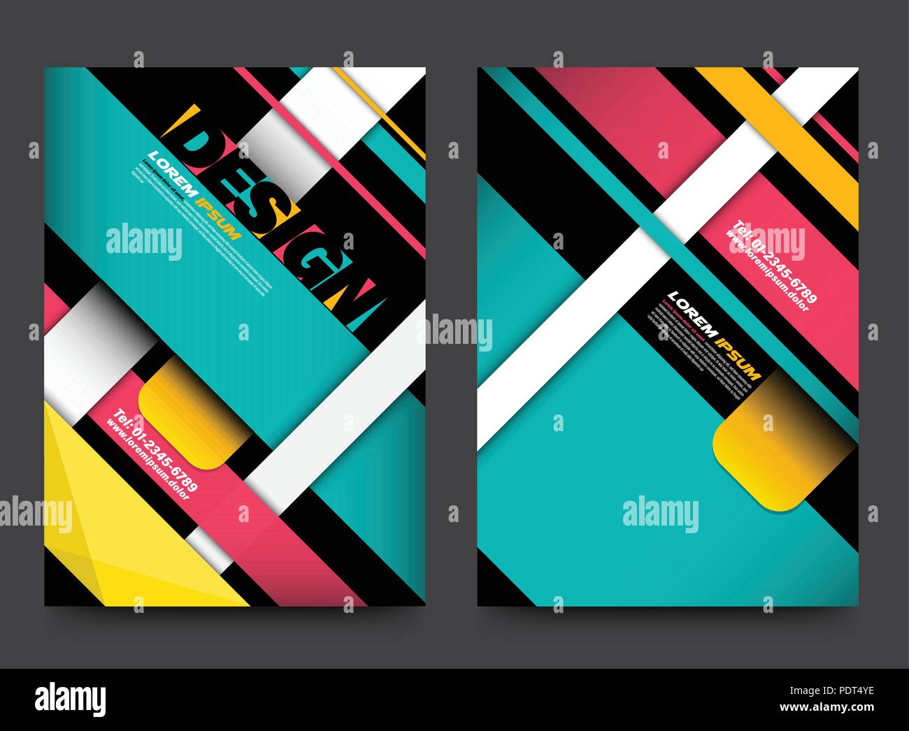 Template vector cover book front and back Stock Vector Image & Art - Alamy