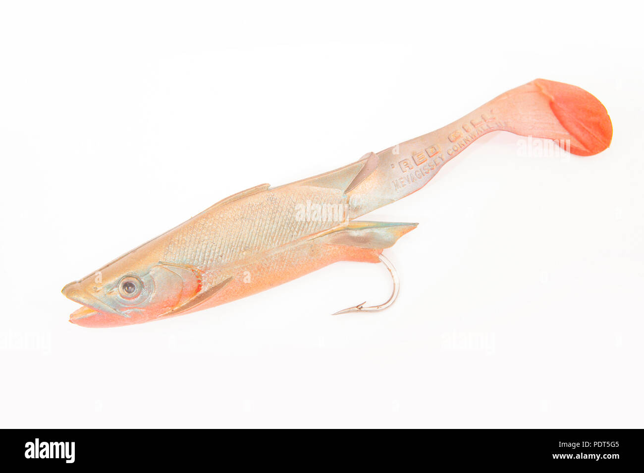 An old Red Gill fishing lure designed for catching seafish. From a fishing  tackle collection Dorset England UK GB Stock Photo - Alamy