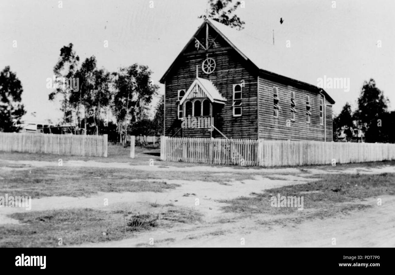 244 StateLibQld 1 179311 Baptist Church, Wondai, 1921 Stock Photo