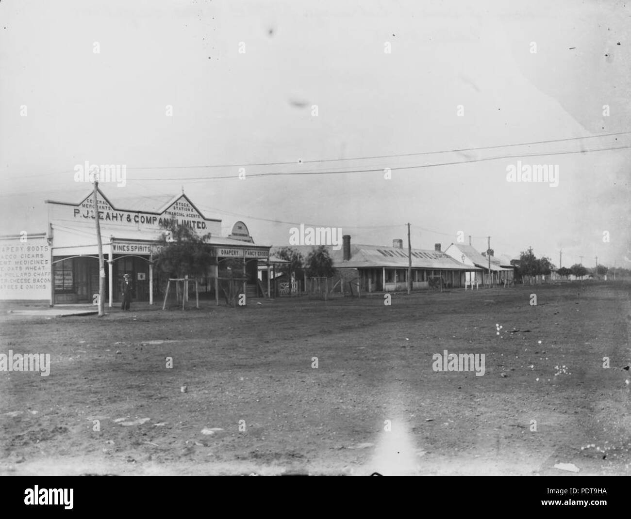 265 StateLibQld 1 395637 Main Street, Thargomindah, ca. 1904 Stock