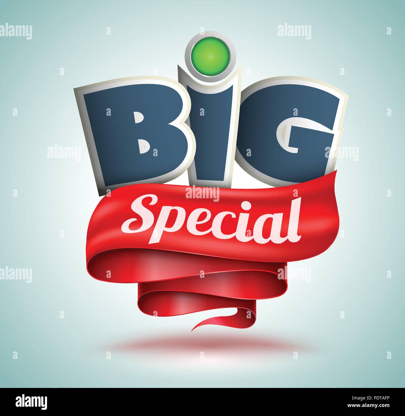 Big special banner height quality for promotion advertising. Vector illustration Stock Vector