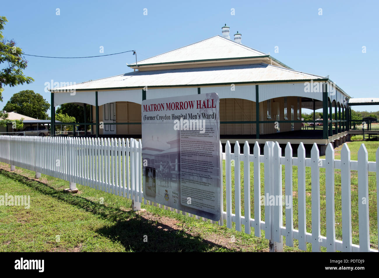 The historic Croydon Hospital Ward building is an 1894 heritagelisted