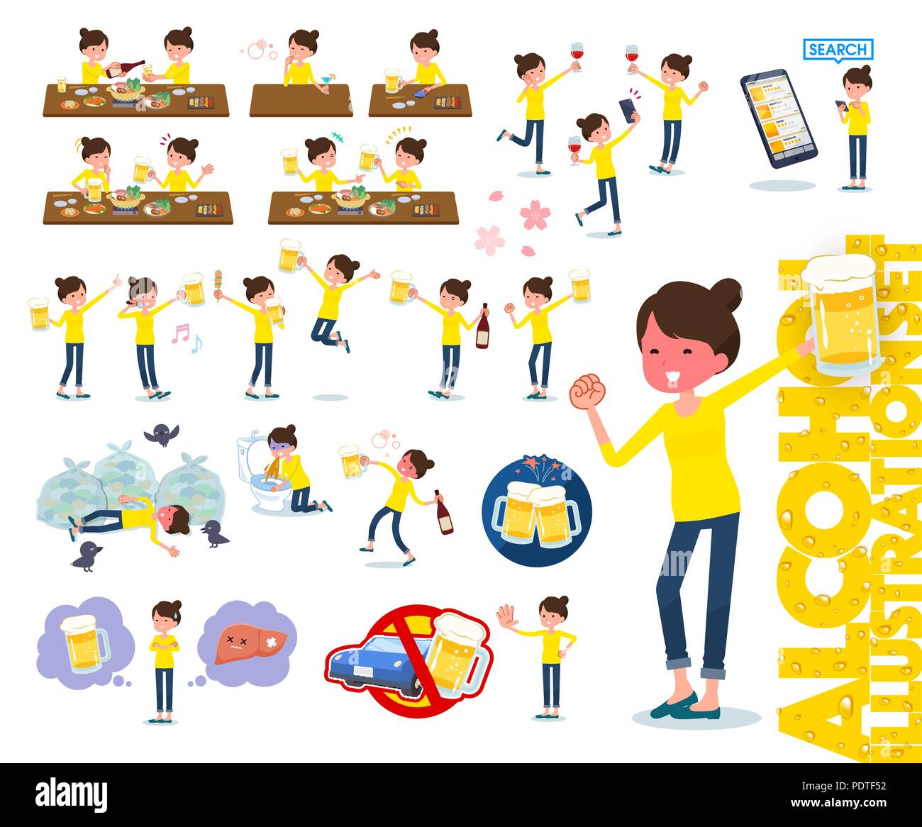 Vomiting action Stock Vector Images - Alamy