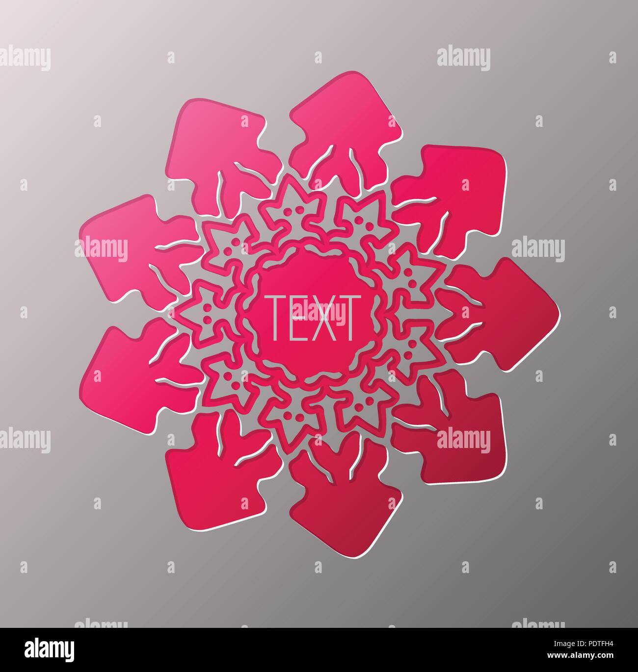 Template snowflakes laser cut and engraved. Stencil for paper, plastic