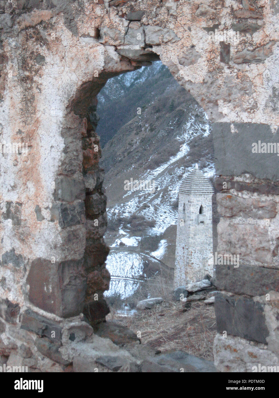 Towers Of Ingushetia. Ancient Architecture And Ruins Stock Photo