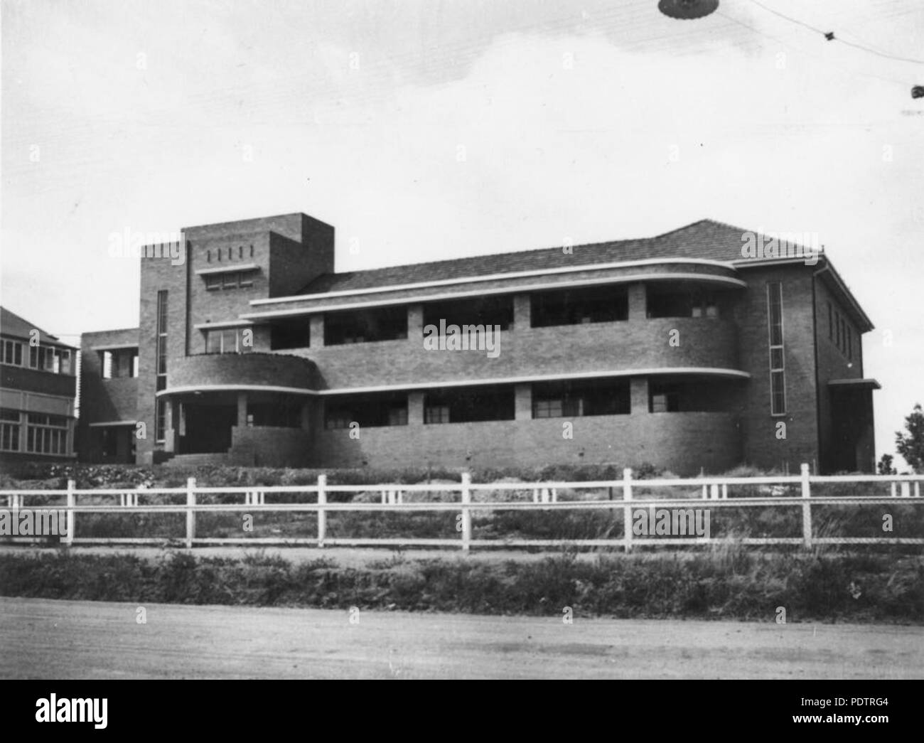 202 StateLibQld 1 105716 New maternity wing of the General Hospital, Warwick, 1939 Stock Photo