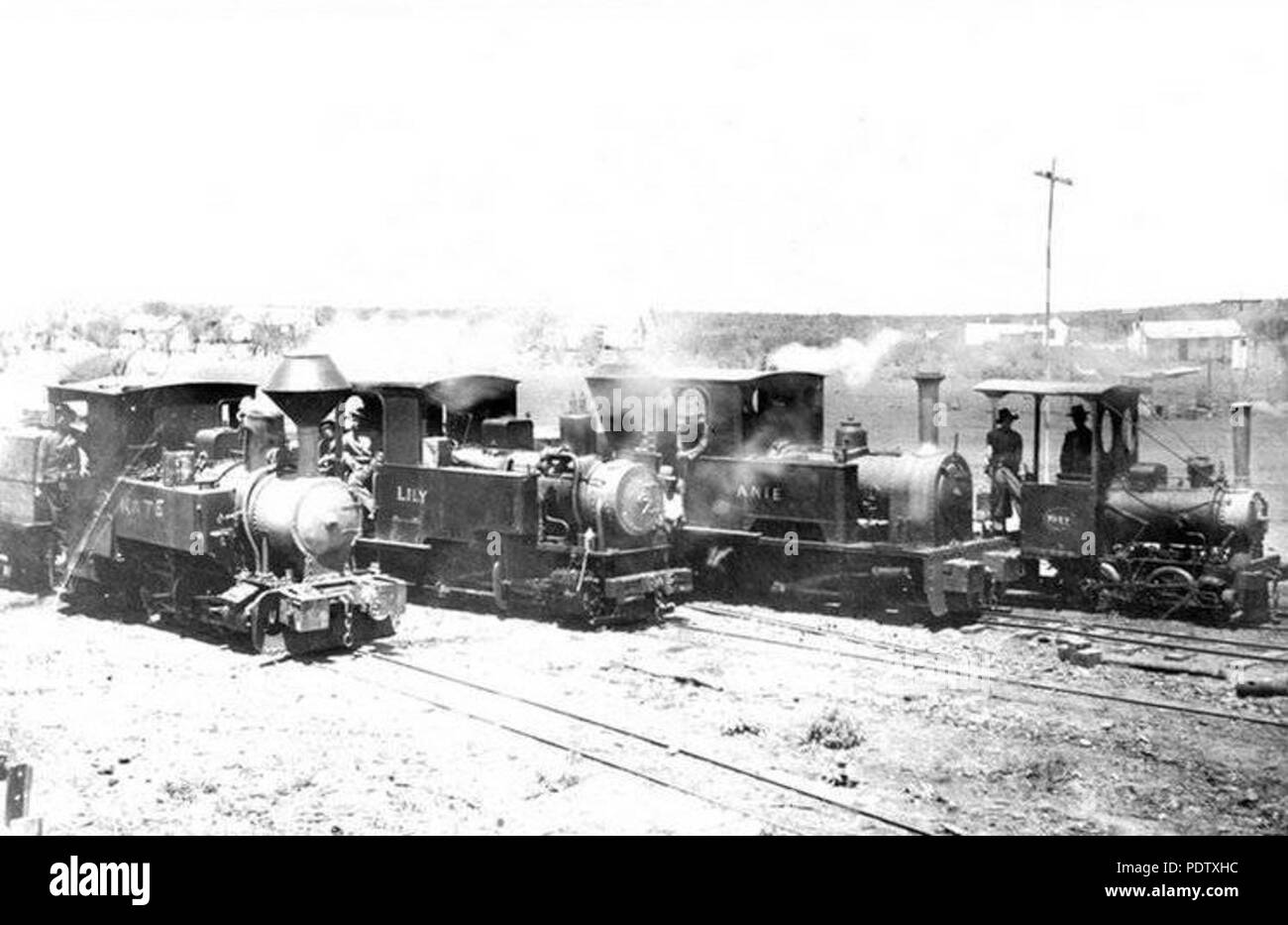 76 Lancefield gold mine locos, 1902 Stock Photo - Alamy
