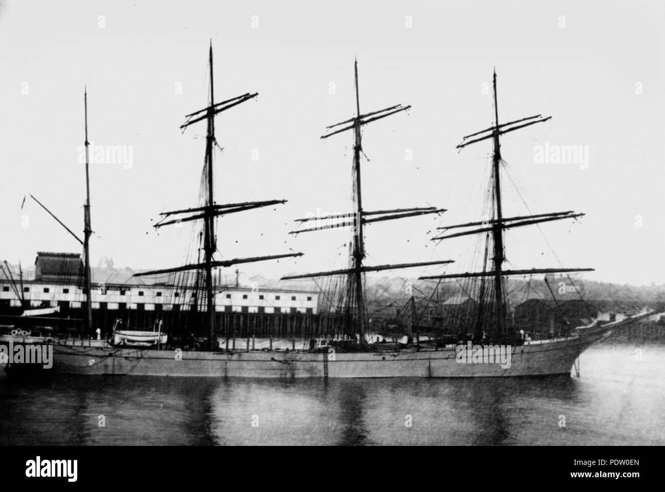 223 StateLibQld 1 141843 Miltonburn (ship) Stock Photo