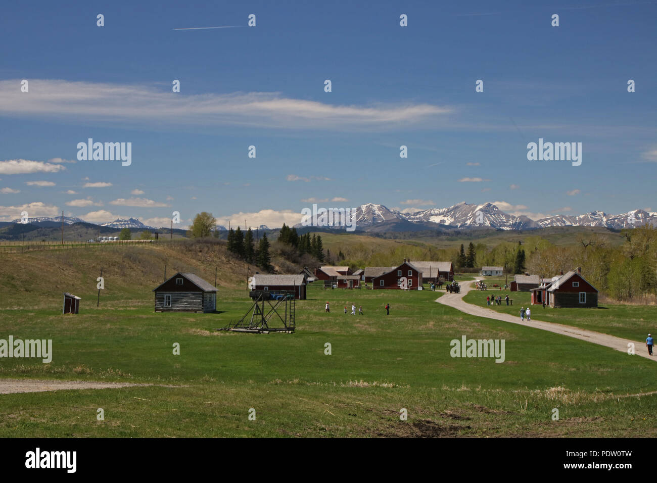 Old Barns. The Cowboy Trail, Alberta, Canada Stock Photo Alamy