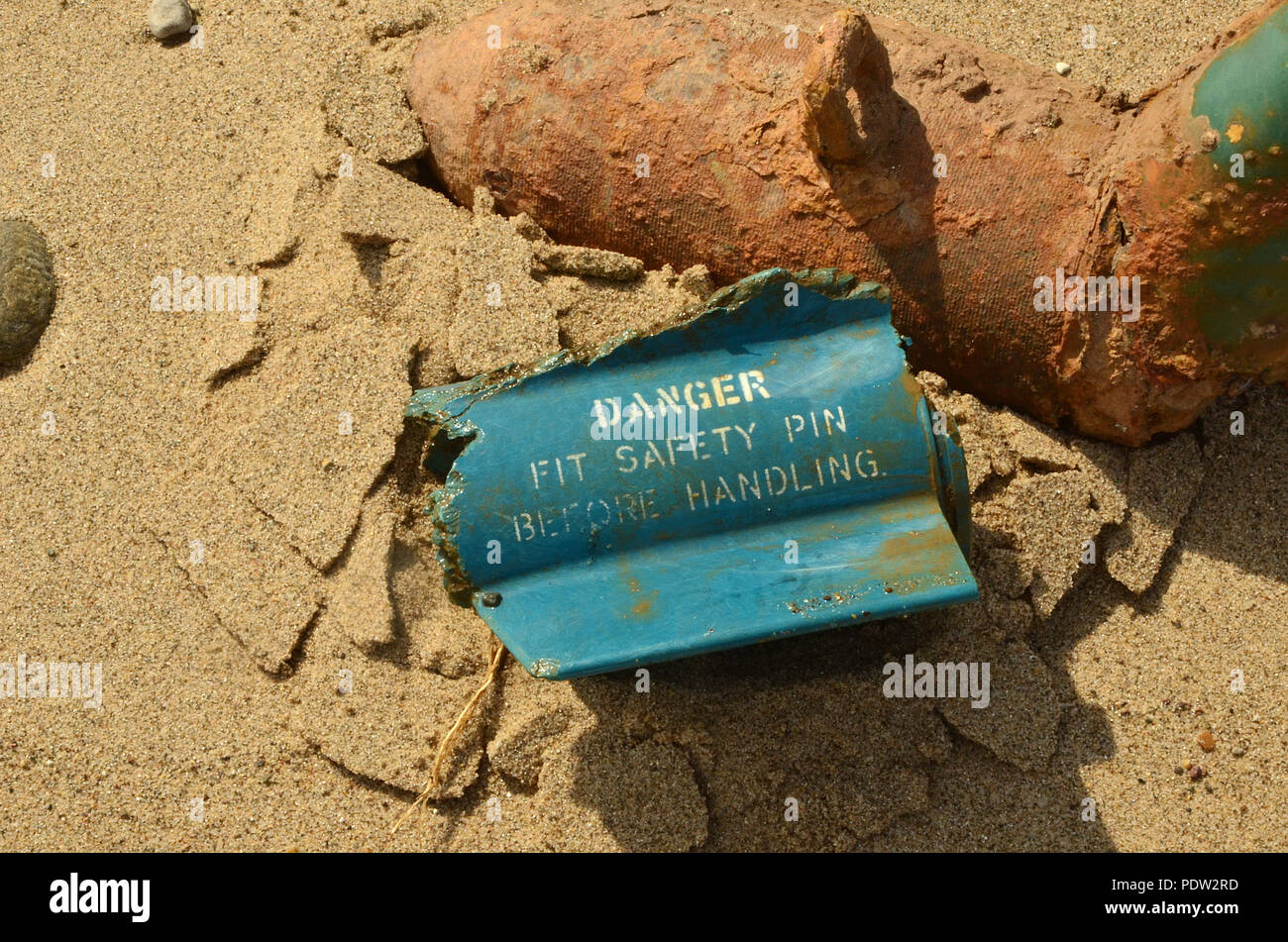 unexploded bombs, war zone Stock Photo Alamy