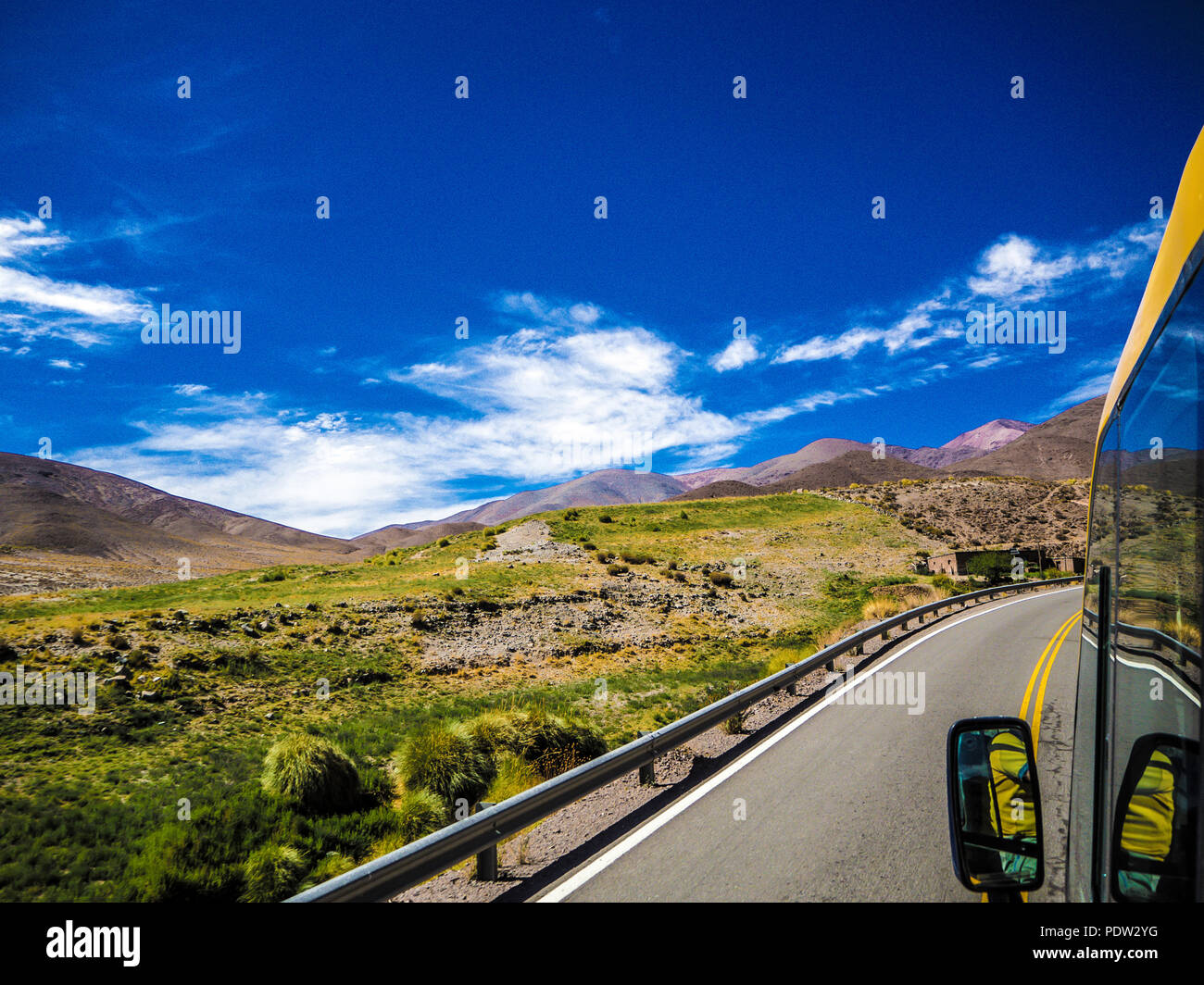 Road Trip Scenery around Salta Argentina Stock Photo