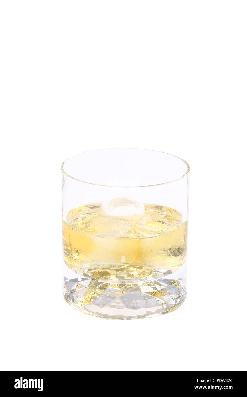 Glass of whiskey Stock Photo