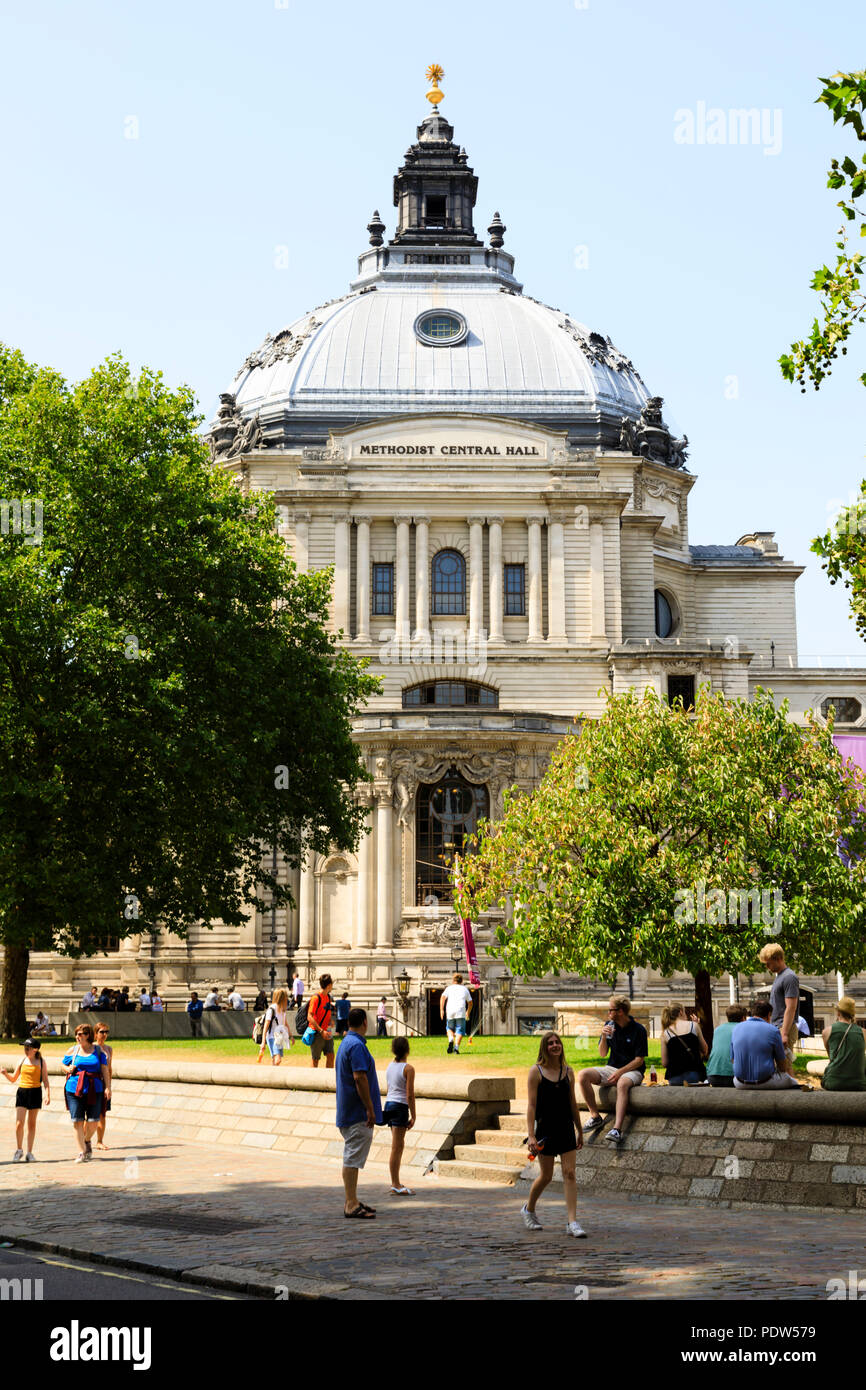 Methodist Central Hall, City of Westminster, London Stock Photo