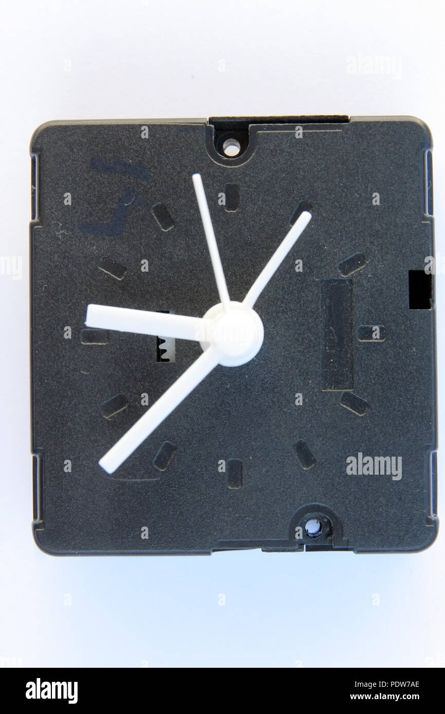 Old wall clock mechanism. Old clock Stock Photo Alamy