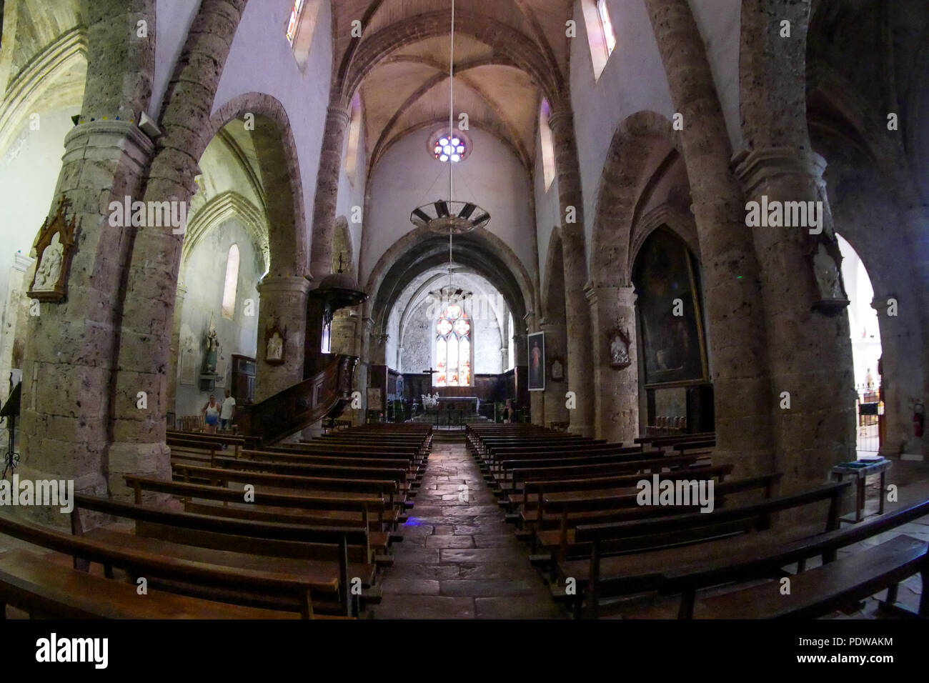 Saint-Marcel Feastday Church, Barjols, Var, France Stock Photo